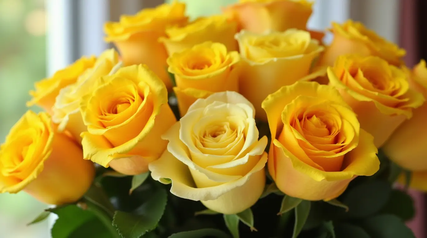 yellow roses