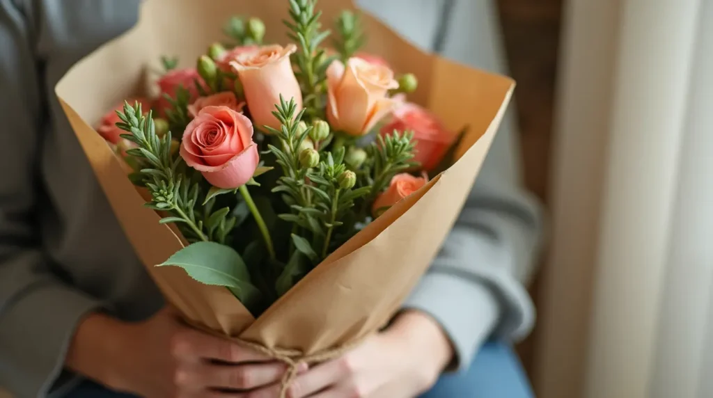 flower wrapping paper